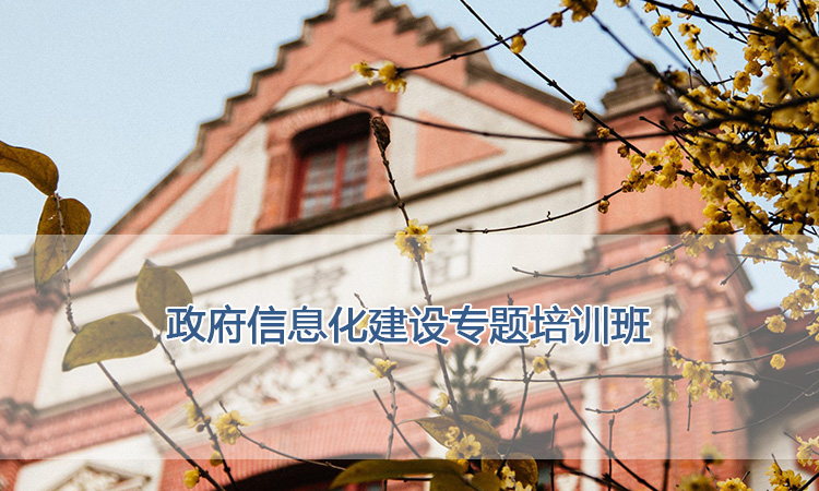 上海交通大学培训中心-政府信息化建设专题培训班